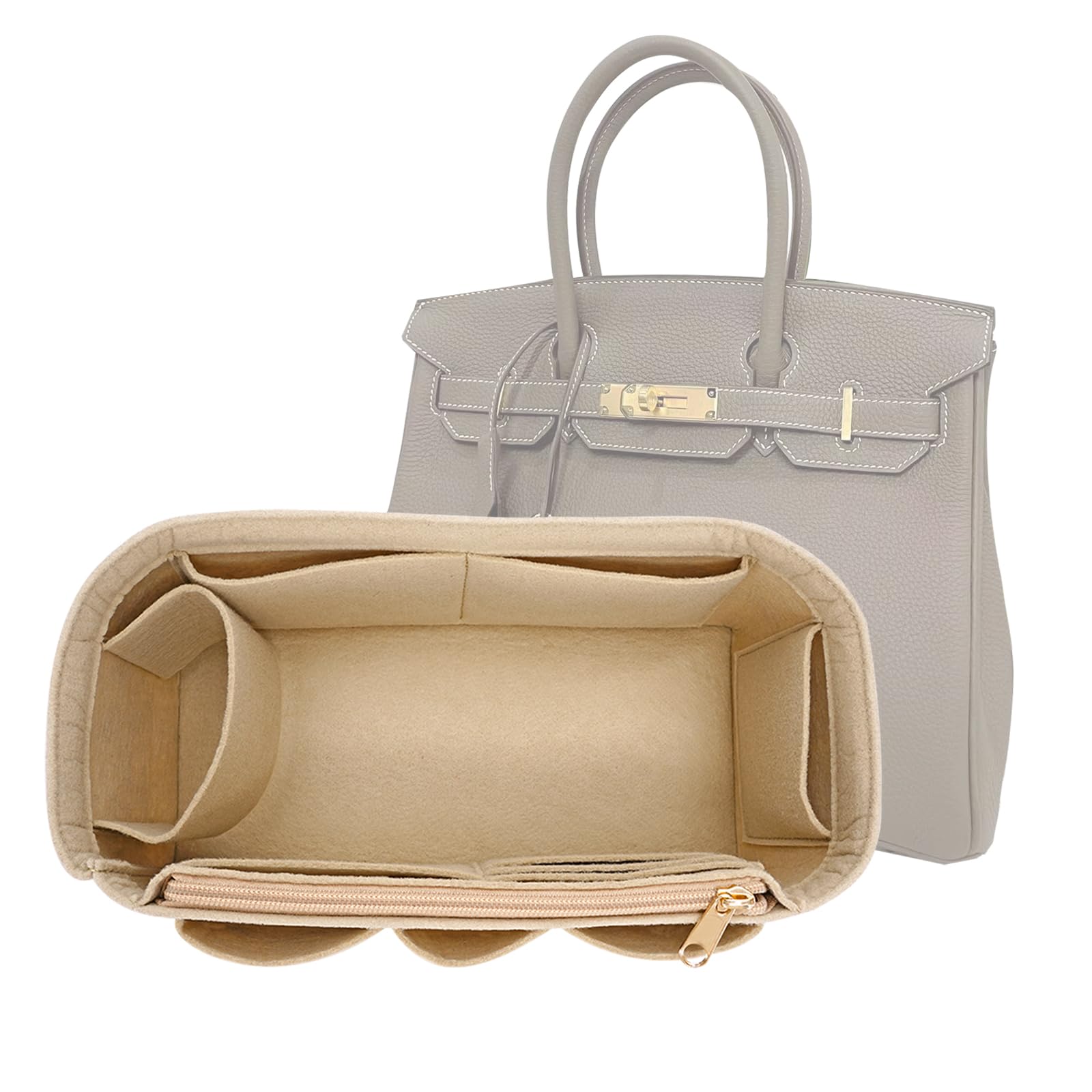 Amazon.com: DOIAPUOS Purse Organizer Insert for Hermes Birkin 30